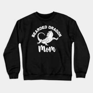 Bearded Dragon Mom Pet Lizard Animal Lover Crewneck Sweatshirt